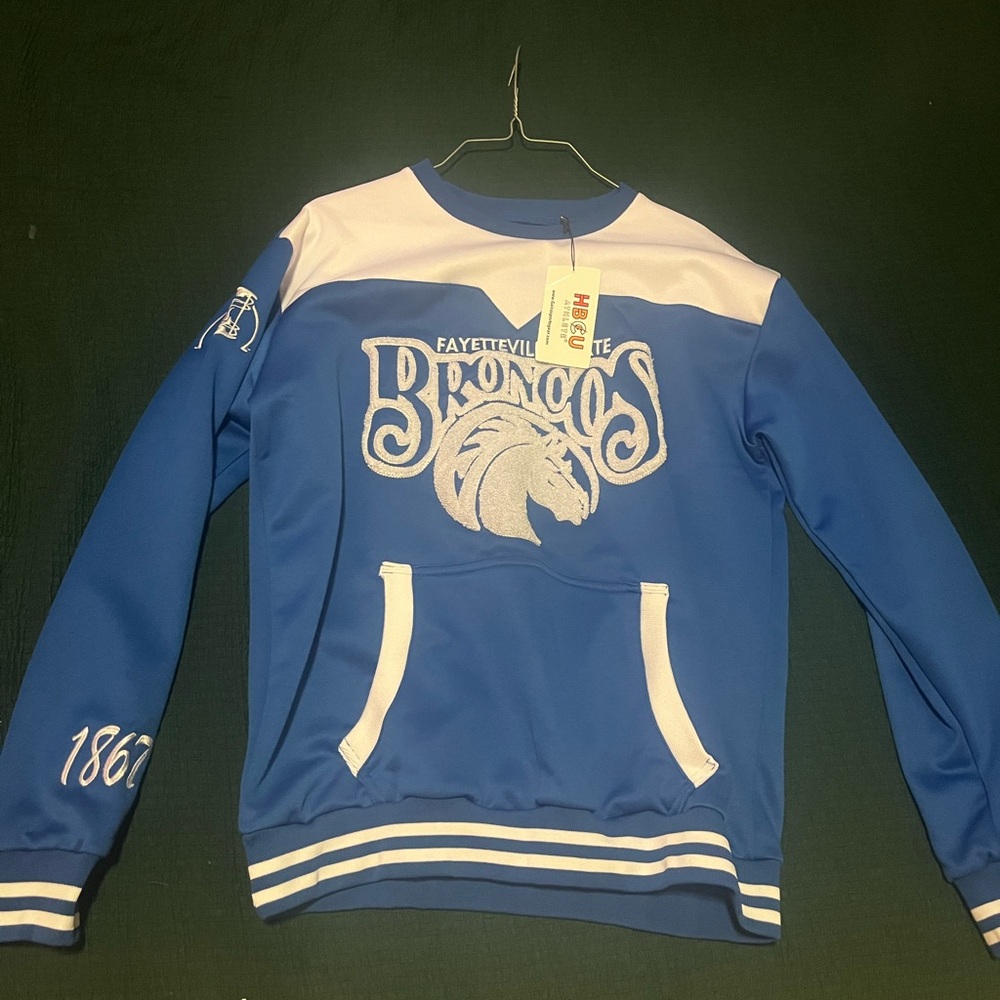 FSU Broncos football jersey with texture